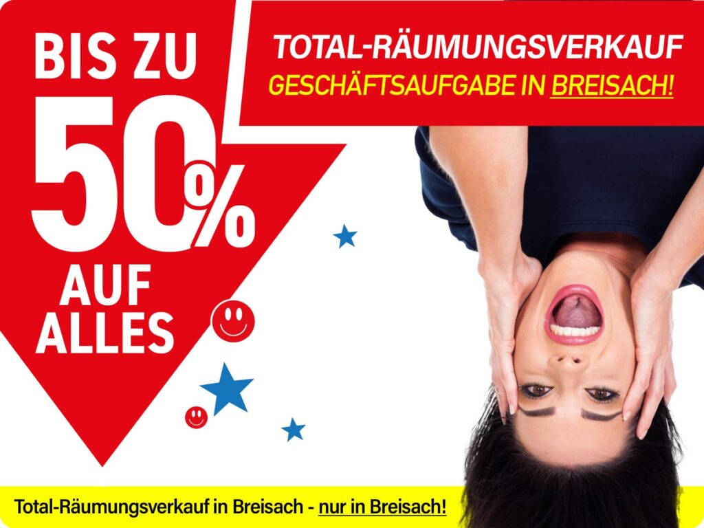 Räumungsverkauf Breisach