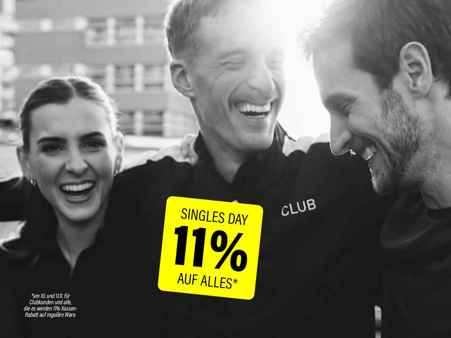10. + 11.11. Singles Days: 11% Rabatt auf alles!