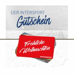 Geschenkgutschein Intersport Gutscheinkarte mit Motiv Weihnachten