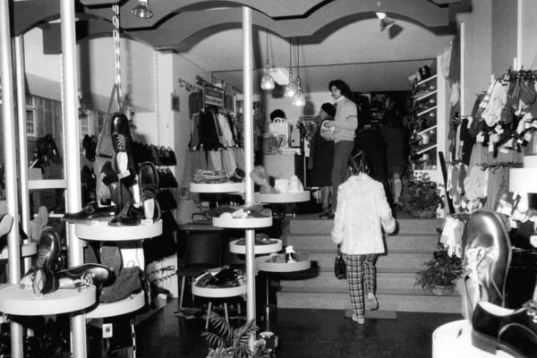 Schuhabteilung 1971
