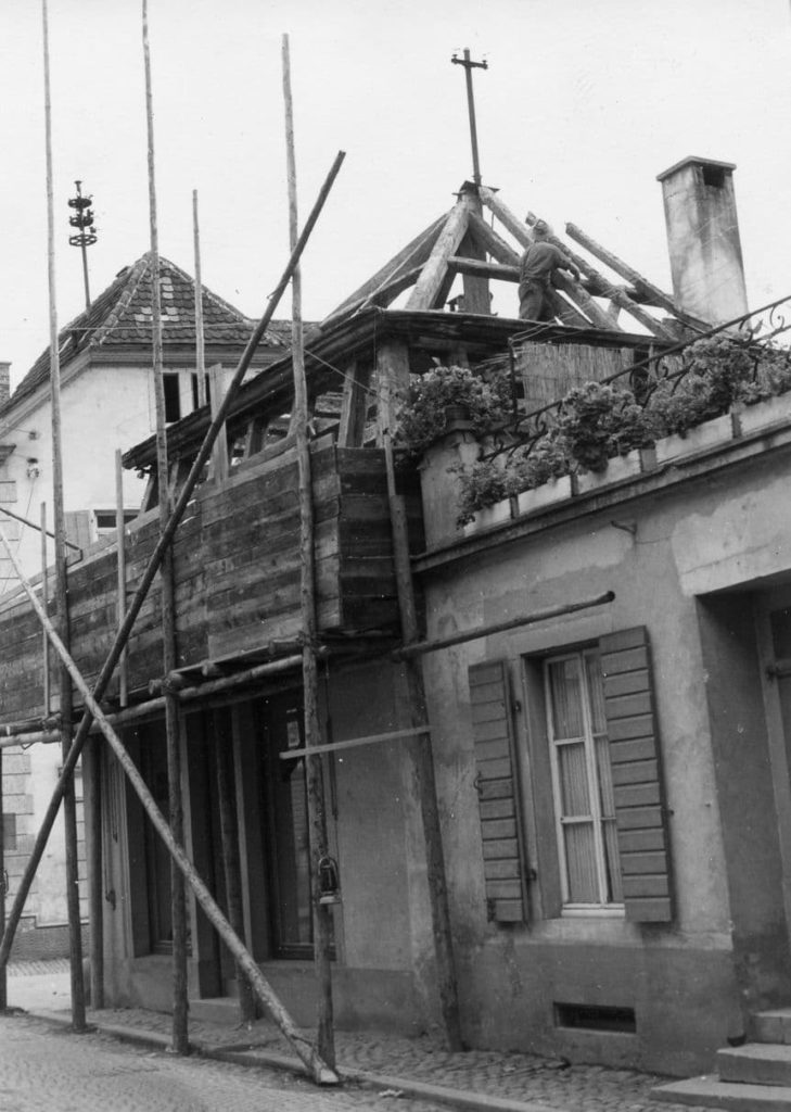 Umbau in der Hauptstraße 1957 Umbau in der Hauptstraße 1957